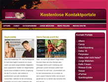 Tablet Screenshot of kontaktseite.com